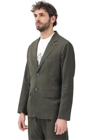 Armani Exchange Homme, Vestes, Vert, Taille: XL Veste Décontractée Vert Olive