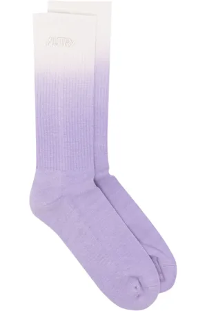 Autry Unisex, Sous-vêtements, Multicolore, Taille: M Chaussettes côtelées à logo avec effet délavé