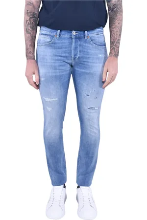 Dondup Homme, Jeans, Bleu, Taille: W30 Jean Skinny Taille Basse Bleu