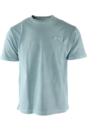 Autry Homme, Tops, Bleu, Taille: S T-shirt en coton