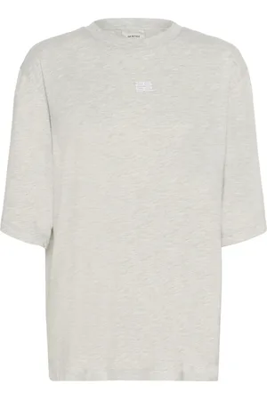 Gestuz Femme, Tops, Gris, Taille: 40 FR Tee Top Casual Gris Clair