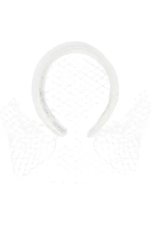 Jennifer Behr Femme, Accessoires, Blanc, Taille: ONE Size Accessoire Bandeau en Soie Violette