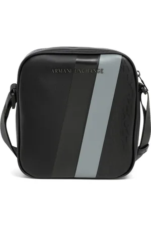 Armani Exchange Homme, Sacs, Noir, Taille: ONE Size Sac Bandoulière Multicolore à Bandoulière Réglable