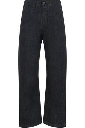 LEMAIRE Femme, Pantalons, Bleu, Taille: 36 FR Pantalon Bleu pour Femmes Ss25