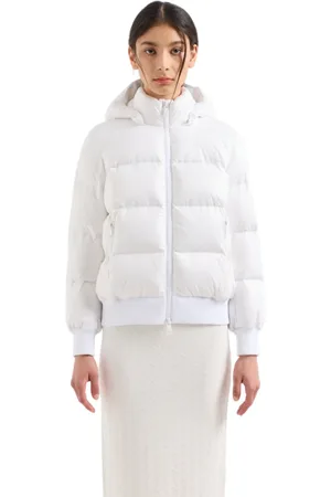Armani Exchange Femme, Vestes, Blanc, Taille: 40 FR Doudoune Blanche
