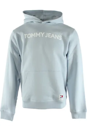 Tommy Hilfiger Homme, Sweatshirts et sweats à capuche, Bleu, Taille: M Pull en Coton Bleu pour Homme