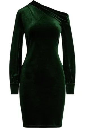 Ralph Lauren Femme, Robes, Vert, Taille: 36 FR Robe Fourreau à Manches Blousantes