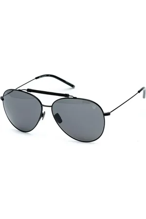 Belstaff Homme, Accessoires, Noir, Taille: ONE Size Lunettes de soleil artisanales en titane
