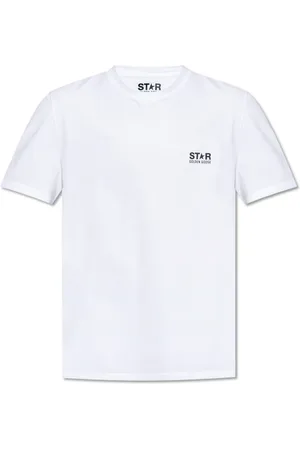 Golden Goose Homme, Tops, Blanc, Taille: L T-shirt griffé
