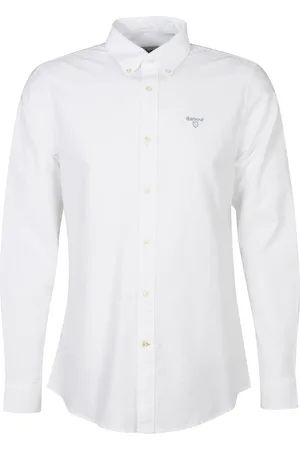 Barbour Homme, Chemises, Blanc, Taille: S Chemise Oxford