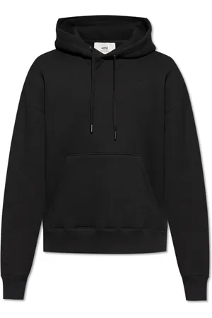 Ami Homme, Sweatshirts et sweats à capuche, Noir, Taille: S Sweat à capuche Logo