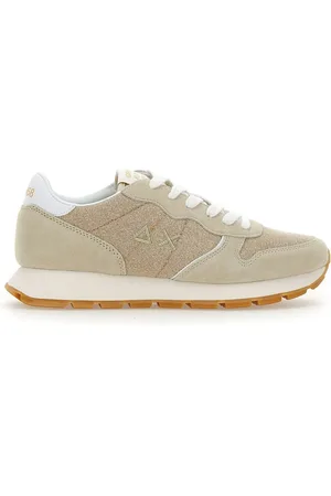 sun68 Femme, Chaussures, , Taille: 39 EU Paillettes Tissu Baskets Femme Rose Sable