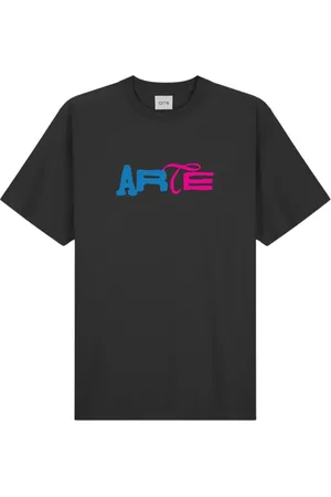 Arte Antwerp Homme, Tops, Noir, Taille: L T-shirt Logo Imprimé