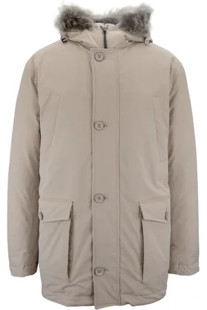 HERNO Homme, Vestes, , Taille: 2XL Doudoune à Capuche en Fourrure
