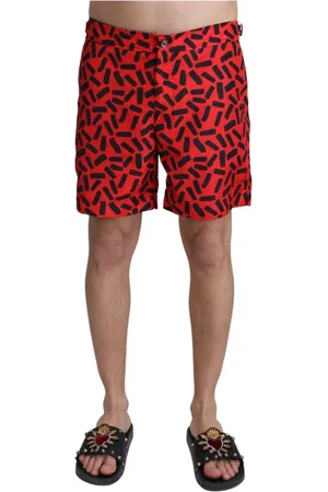 Dolce & Gabbana Homme, Maillots de bain, Multicolore, Taille: M Maillots de bain Boxershorts Rouge Élégant Maillots de Bain