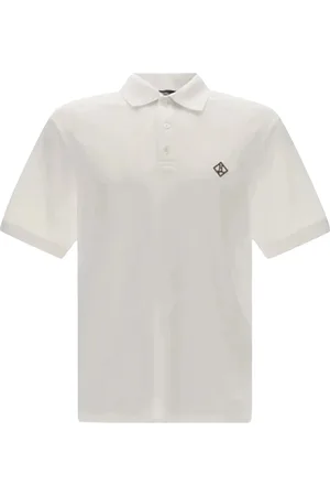 HERNO Homme, Tops, Blanc, Taille: XL Polo en coton avec logo brodé