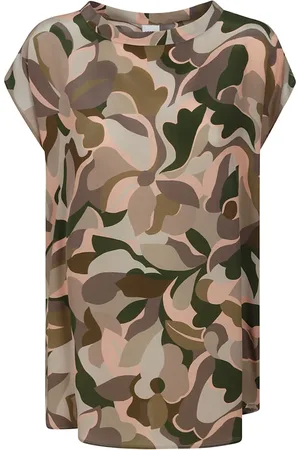Aspesi Femme, Tops, Multicolore, Taille: 40 FR T-shirt à Manches Courtes et Motifs