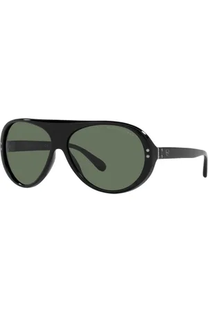 Ralph Lauren Homme, Accessoires, Noir, Taille: ONE Size Lunettes de soleil en acétate