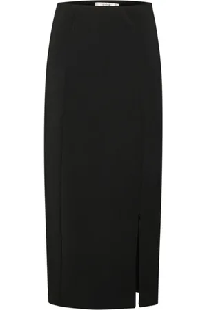 Gestuz Femme, Jupes, Noir, Taille: 44 FR Jupe fendue élégante à la silhouette classique