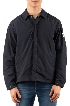 afterlabel Homme, Vestes, Bleu, Taille: S Veste Blouson Élégante