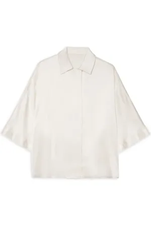 ANINE BING Femme, Blouses et Chemises, , Taille: 38 FR Chemise en Soie Julia