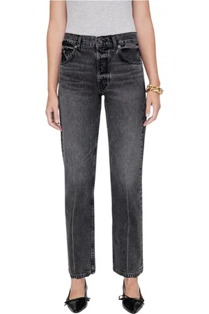 ANINE BING Femme, Jeans, Gris, Taille: W30 Jean Kate Coupe Droite