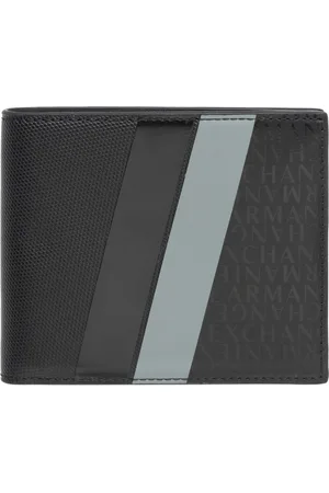 Armani Exchange Homme, Accessoires, Noir, Taille: ONE Size Portefeuille avec emplacements pour cartes