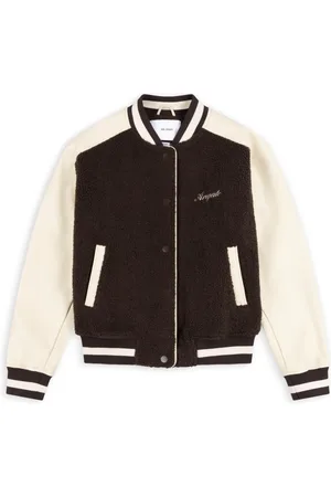 Axel Arigato Femme, Vestes, Brun, Taille: 36 FR Veste Teddy Saul