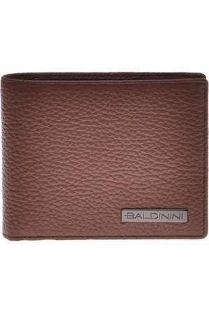 BALDININI Homme, Accessoires, Brun, Taille: ONE Size Portefeuille en Cuir Grainé