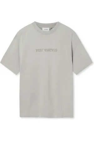 Axel Arigato Homme, Tops, Gris, Taille: L Distort T-Shirt