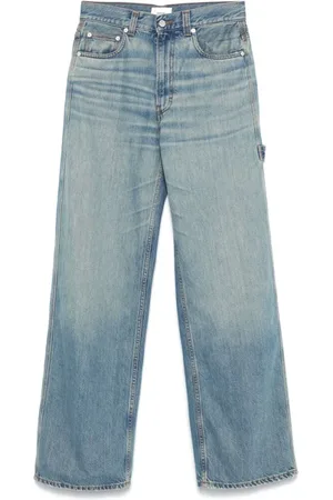 haikure Femme, Jeans, Bleu, Taille: W24 Jean Large Bleu Poudre