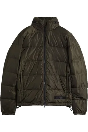Aspesi Homme, Vestes, Vert, Taille: S Doudoune Verte à Capuche