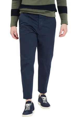 haikure Homme, Pantalons, Bleu, Taille: W34 Pantalon Gabardine