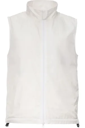 Aspesi Homme, Vestes, Blanc, Taille: S Veste sans manches matelassée en nylon hydrofuge
