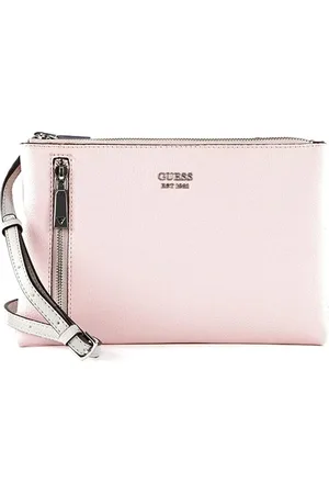 Guess Femme, Sacs, Rose, Taille: ONE Size Sac bandoulière Double Zip Naya
