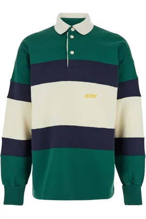 Autry Homme, Tops, Vert, Taille: M Polo Vert Universitaire