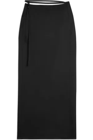 Axel Arigato Femme, Jupes, Noir, Taille: 40 FR Eve Belted Skirt