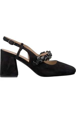 Alma en Pena Femme, Chaussures, Noir, Taille: 39 EU Bride de chaussure à talon détail strass
