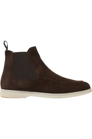 Scarosso Femme, Chaussures, Brun, Taille: 37 1/2 EU Eugenia Bottes Chelsea en Daim