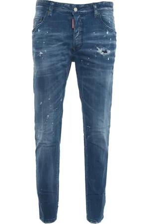 Dsquared2 Homme, Jeans, Bleu, Taille: S Slim Fit Skater Jeans Bleu