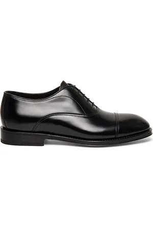 santoni Homme, Chaussures, Noir, Taille: 42 1/2 EU Chaussure Oxford en cuir