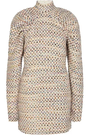 ROTATE Femme, Robes, Multicolore, Taille: 40 FR Robe Kim à Manches Bouffantes