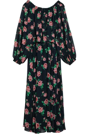 ROTATE Femme, Robes, Multicolore, Taille: 38 FR Longue Robe Femme Style Élégant