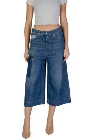 Replay Femme, Jeans, Bleu, Taille: W28 Jean Écourté