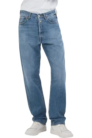 Replay Homme, Jeans, Bleu, Taille: W29 Jean Droit en Denim