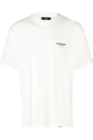 Represent Homme, Tops, Blanc, Taille: L T-Shirt Owners Club