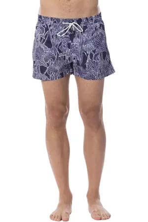 Roberto Cavalli Homme, Maillots de bain, Multicolore, Taille: XL Maillot de bain imprimé bleu