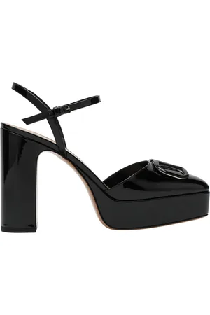 VALENTINO GARAVANI Femme, Chaussures, Noir, Taille: 36 1/2 EU Sandal haut Vlogo Signature