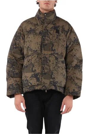 Represent Homme, Vestes, Vert, Taille: S Doudoune avec Fermeture Éclair Invisible