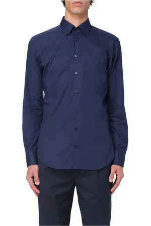 Etro Homme, Chemises, Bleu, Taille: XL Chemise Fuji Logo
